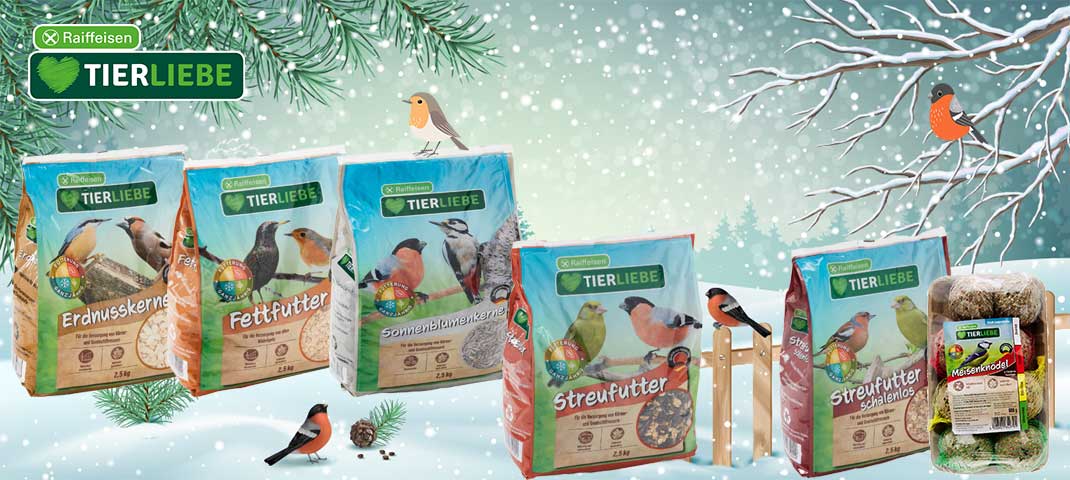 Sortiment Tierliebe Wintervogelfutter
